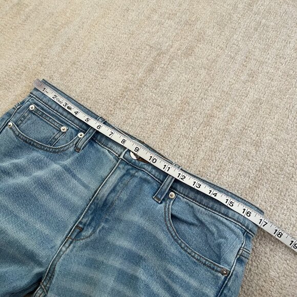 J. Crew Slim Broken In Boyfriend Blue Crop Jeans 29 - Picture 8 of 10